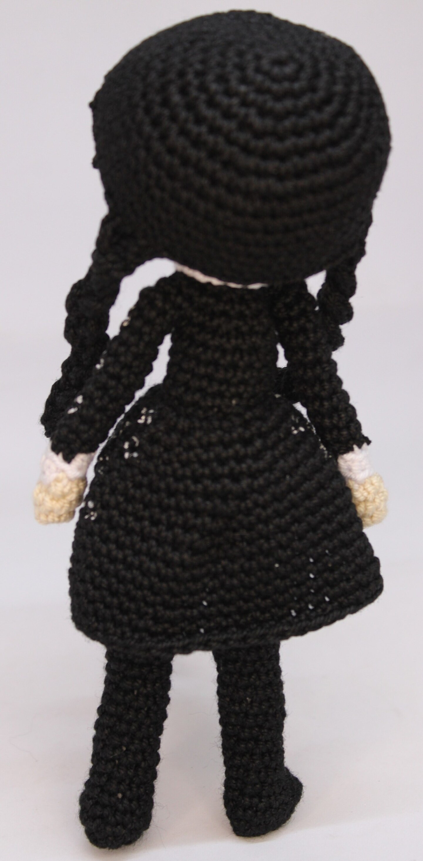 Wednesday Addams Wool Doll / Wednesday Addams Doll Amigurumi 