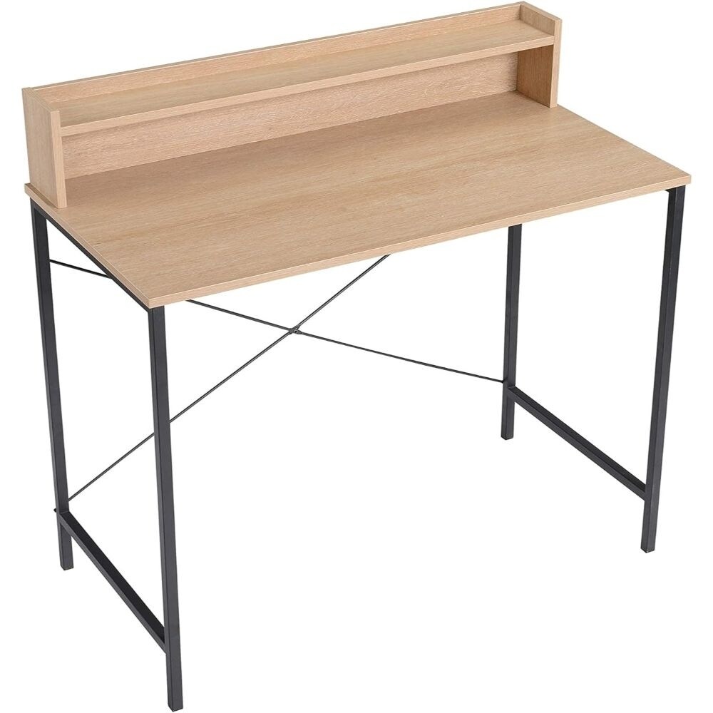 Legacy Home Furnishing Light Oak Writing Desk with Hutch