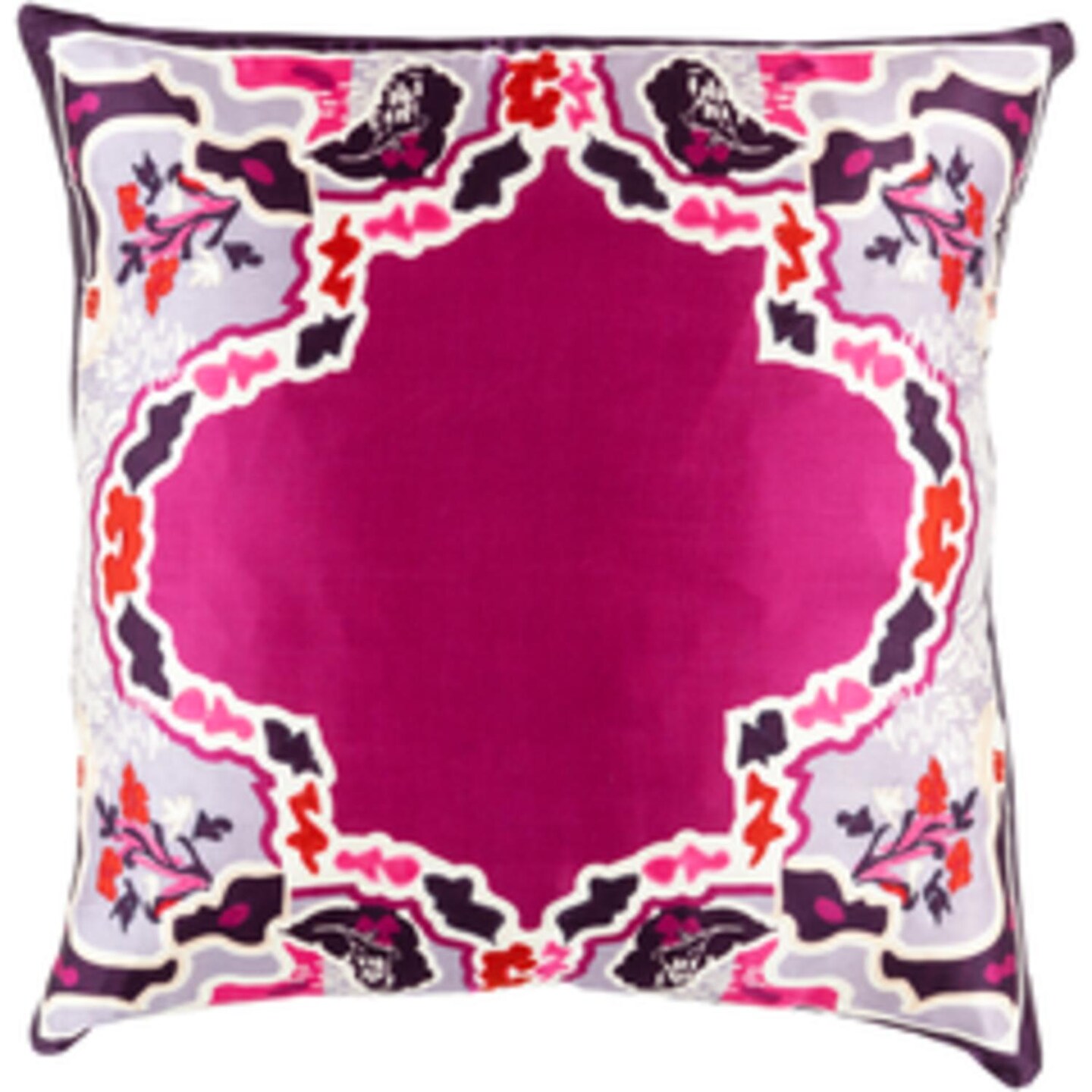 Pink purple throw online pillows