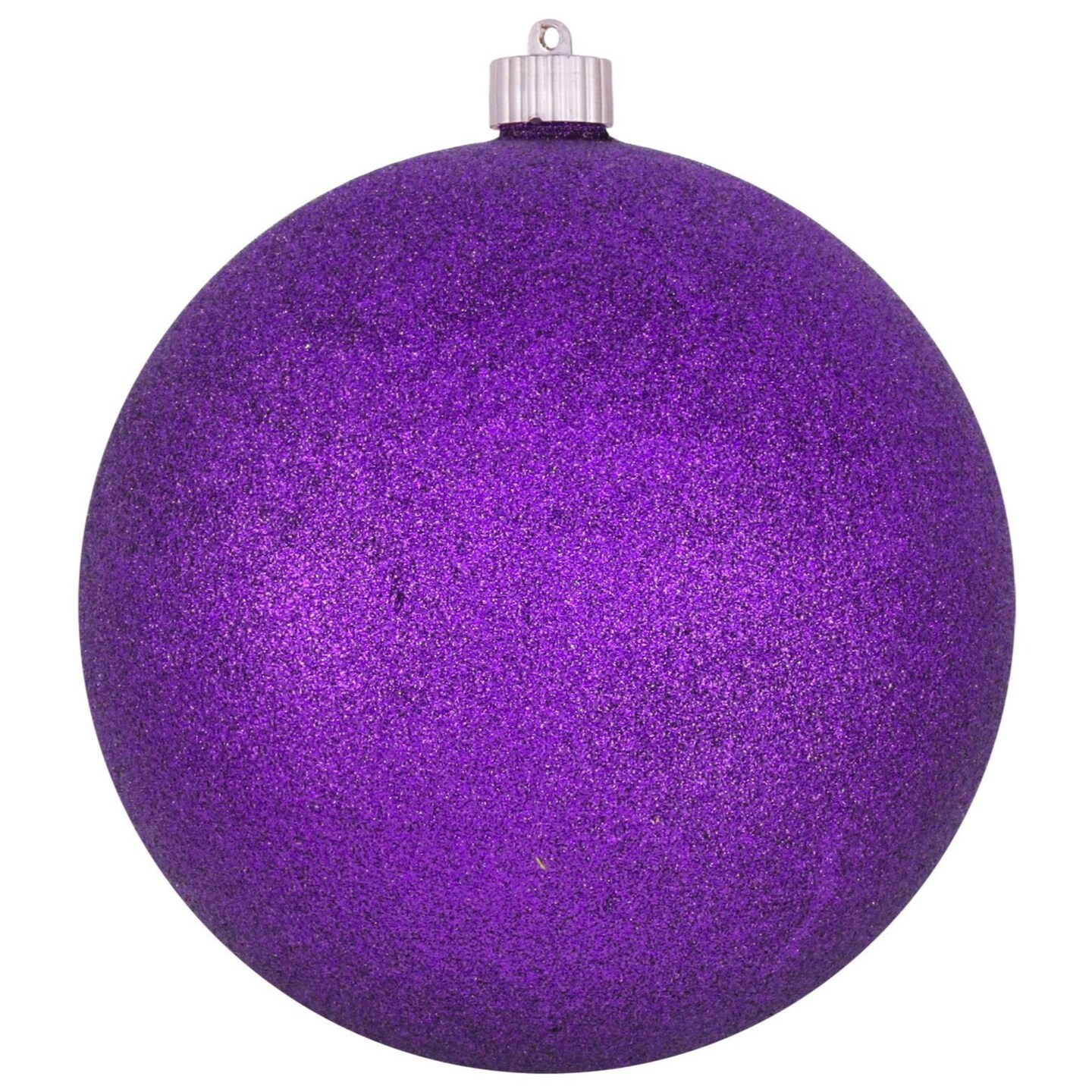Christmas by Krebs Purple Shatterproof Glitter Christmas Ball Ornament 8" (200mm) Michaels