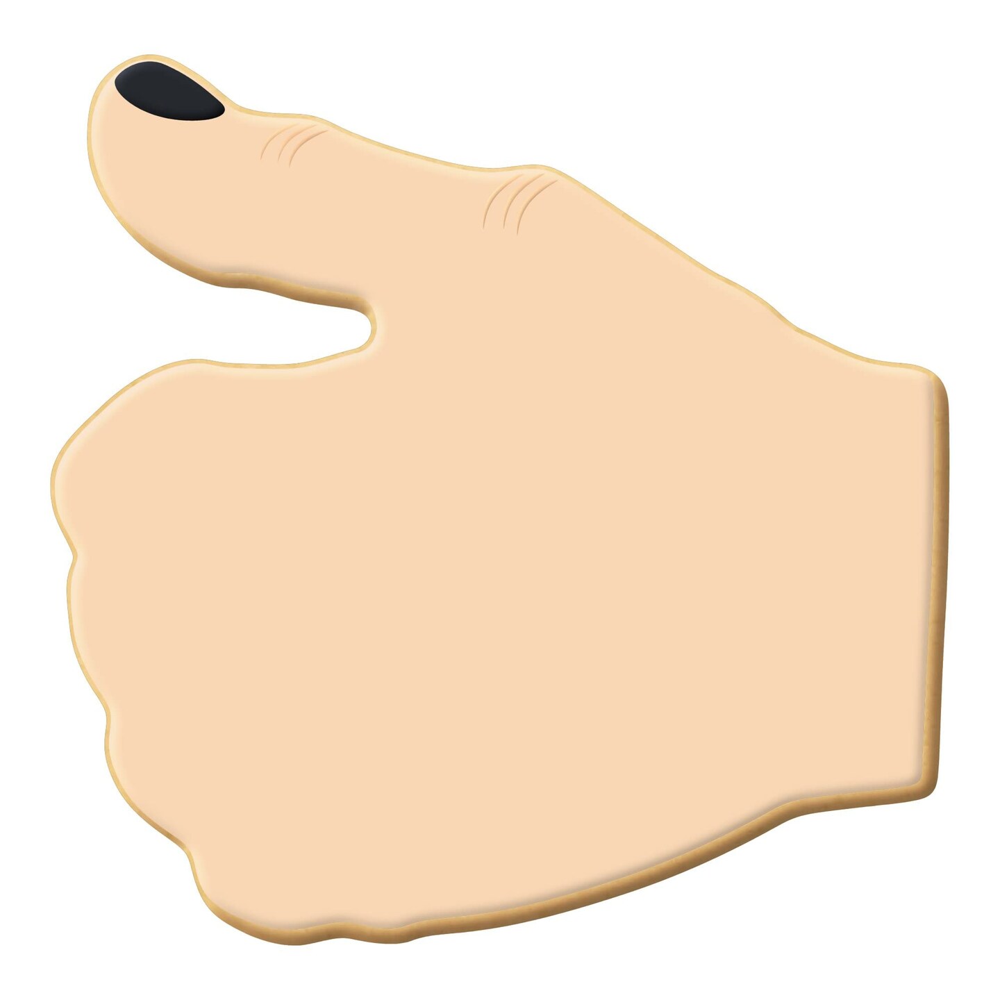 Thumbs Up Aggie Cookie Cutter 4 in B1606, CookieCutter.com, Tin Plated Steel, Handmade in the USA