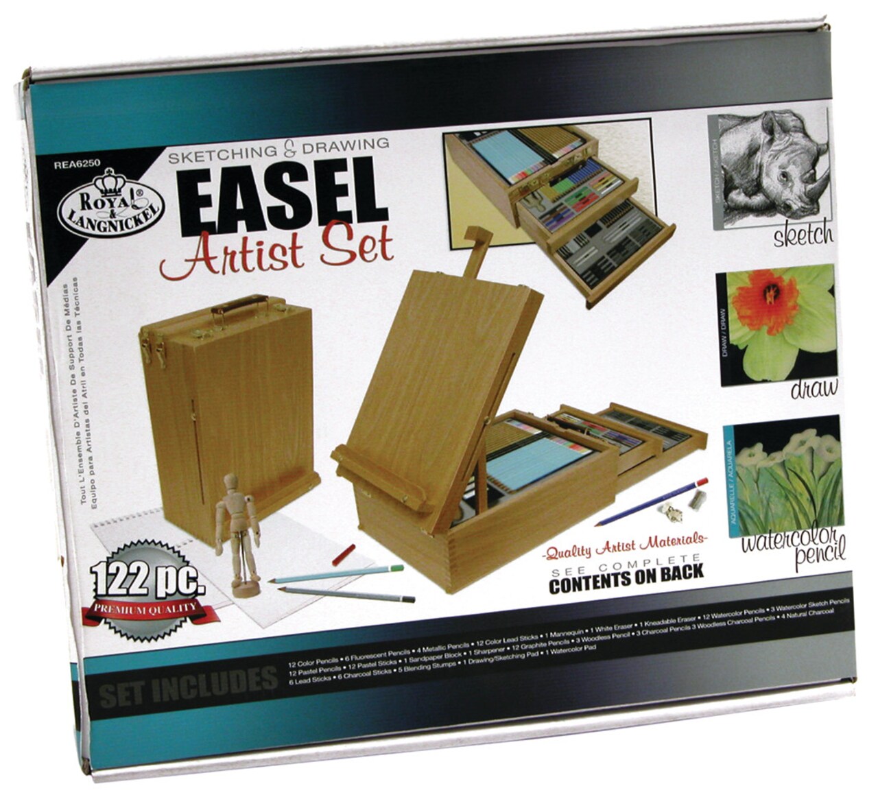 Royal Brush Deluxe Sketch Easel Box Set | Michaels