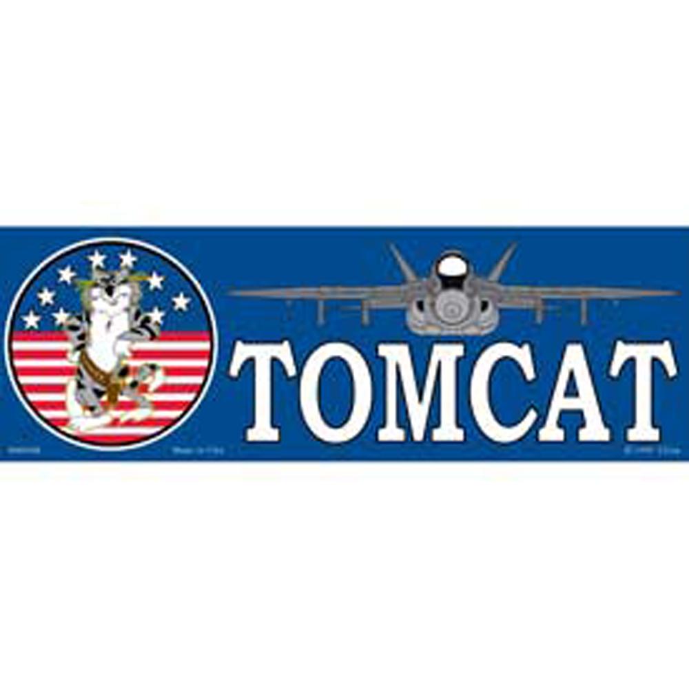 U.S. Navy Tom Cat Bumper Sticker 3-1/4&#x22;X9&#x22;