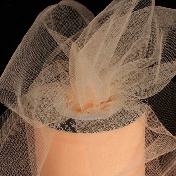 The ribbon people beige contemporary tulle craft ribbon 3 x 550 yards