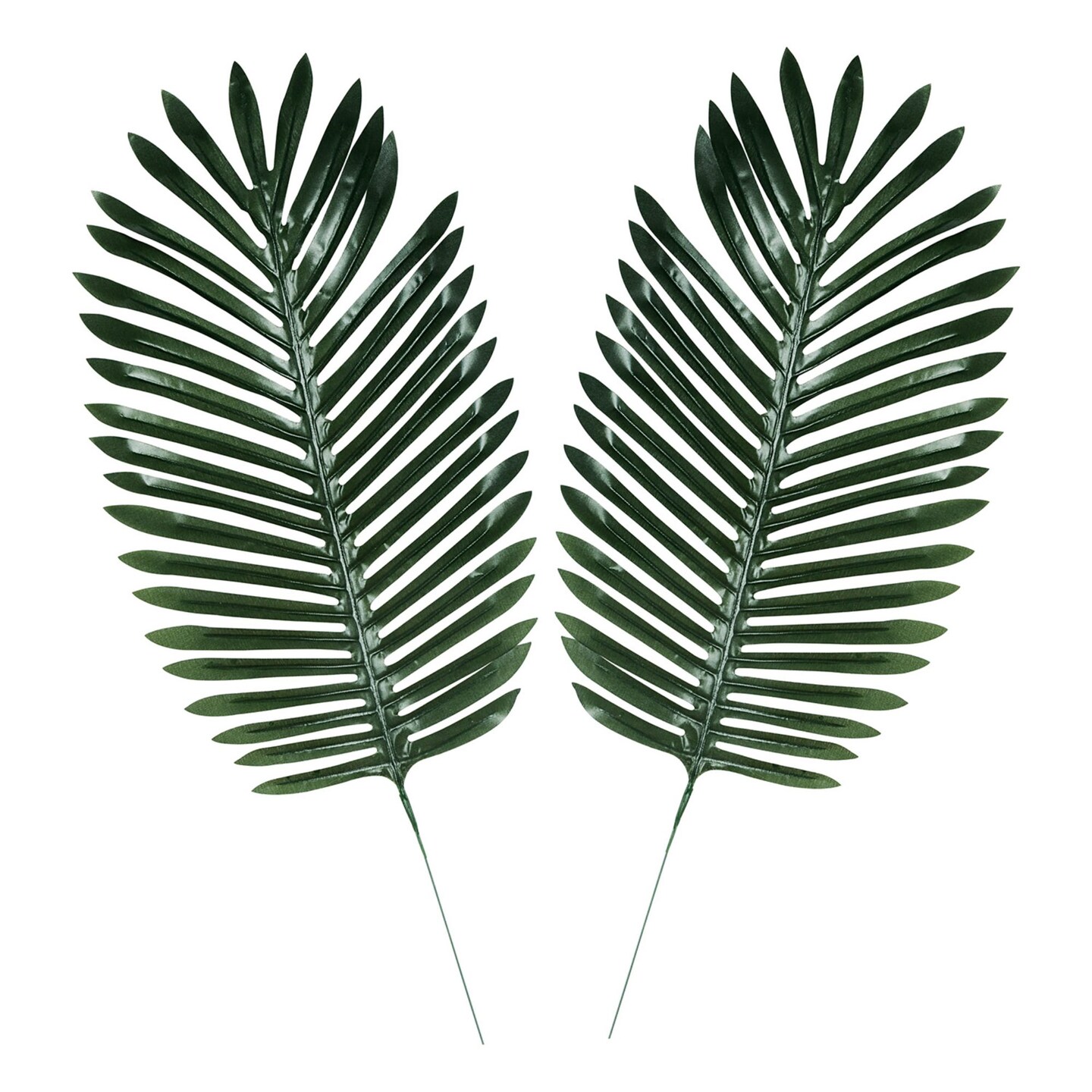 Beistle Artificial Fern Palm Leaves - 24.5&#x22; - Set of 6