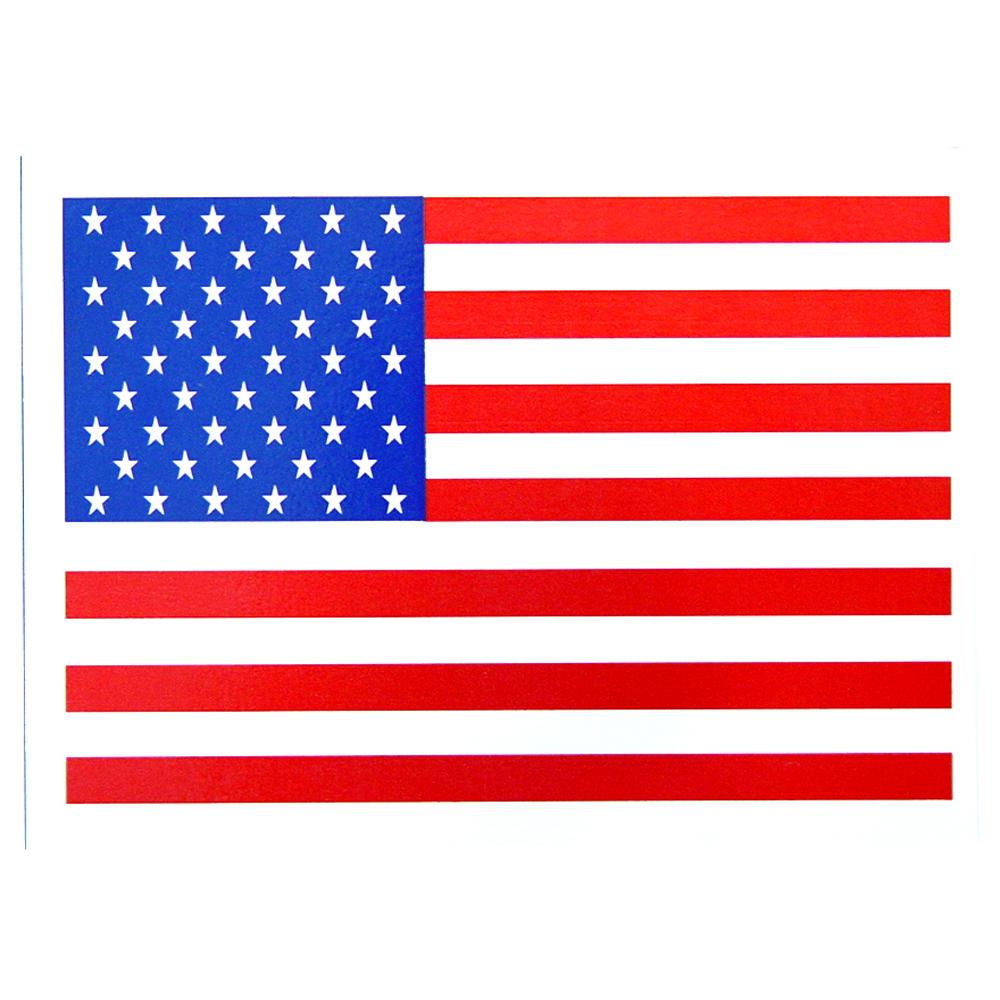 American Flag Sticker 3-3/4&#x22;X5&#x22;