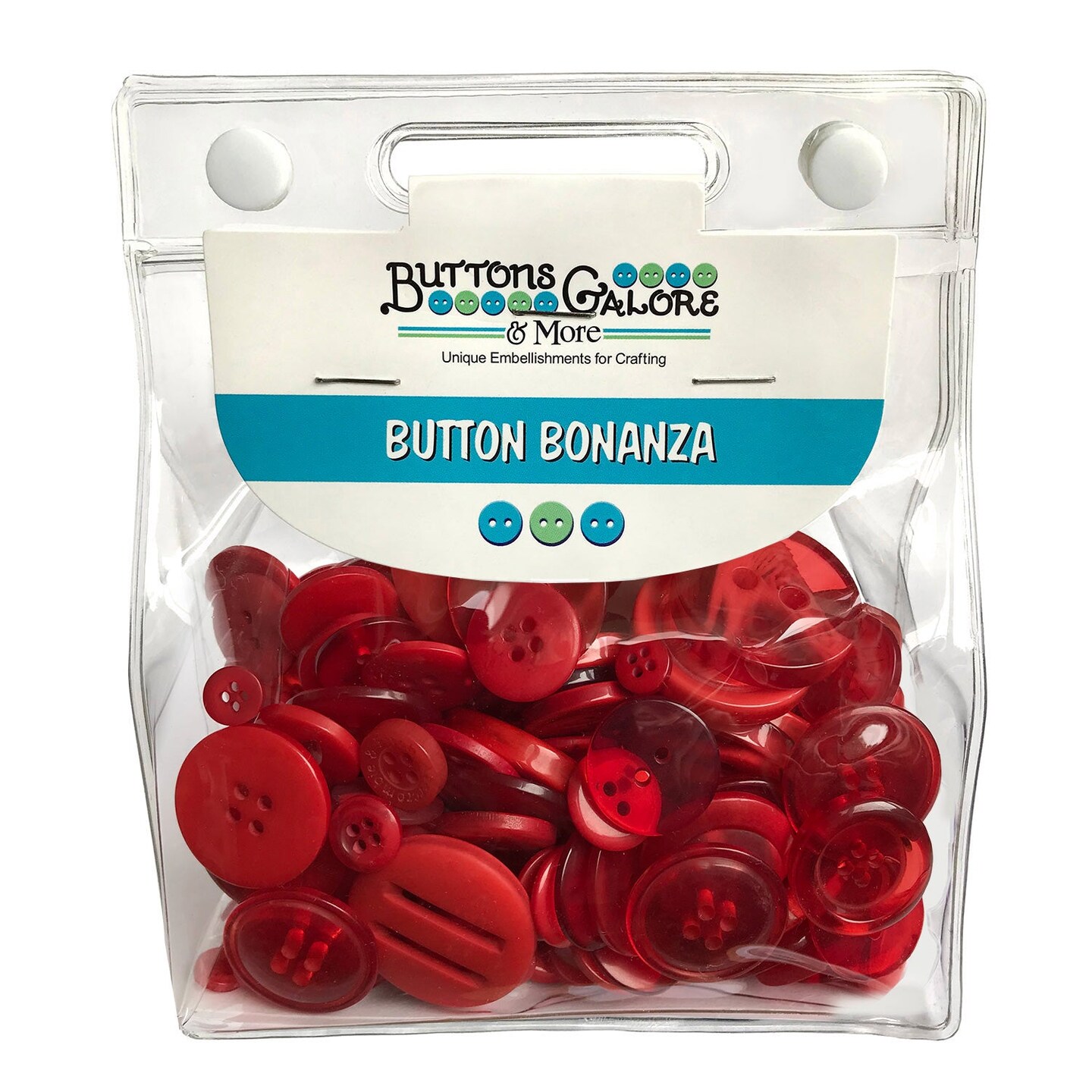 Buttons Galore Button Bonanza Bulk Buttons for Sewing & Crafts, Assorted Colors - .50 LBS.