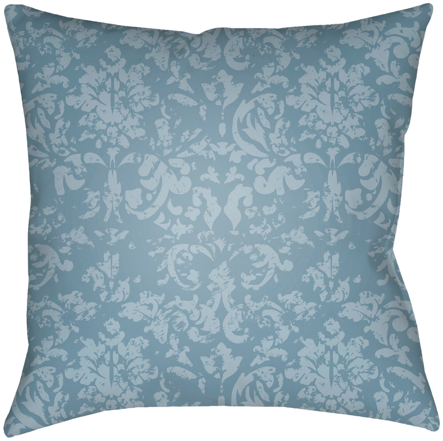 Tiwari Home 18&#x22; Blue and Gray Digitally Printed Square Throw Pillow Cover