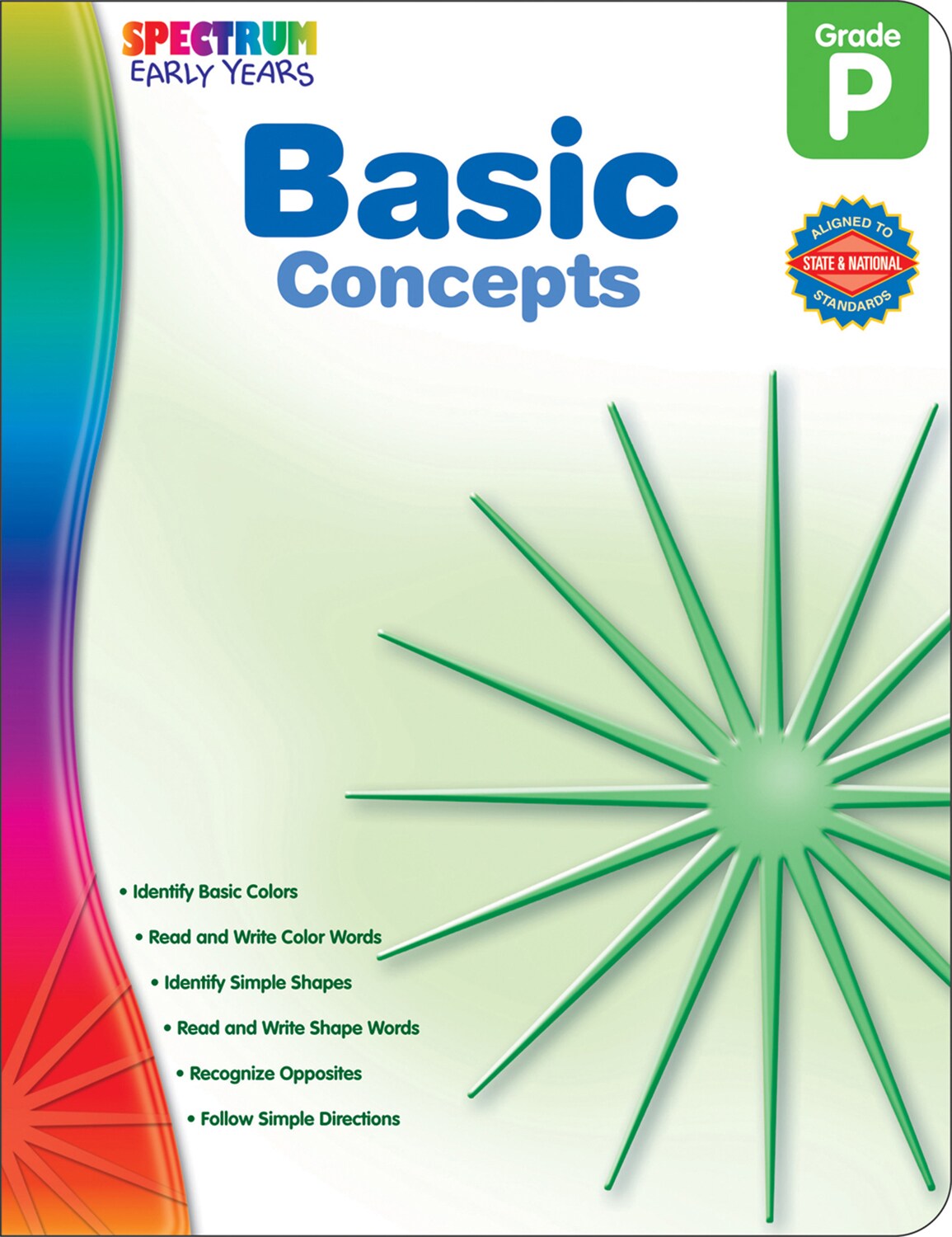 Carson dellosa spectrum basic concepts preschool workbook ages 4 to 5