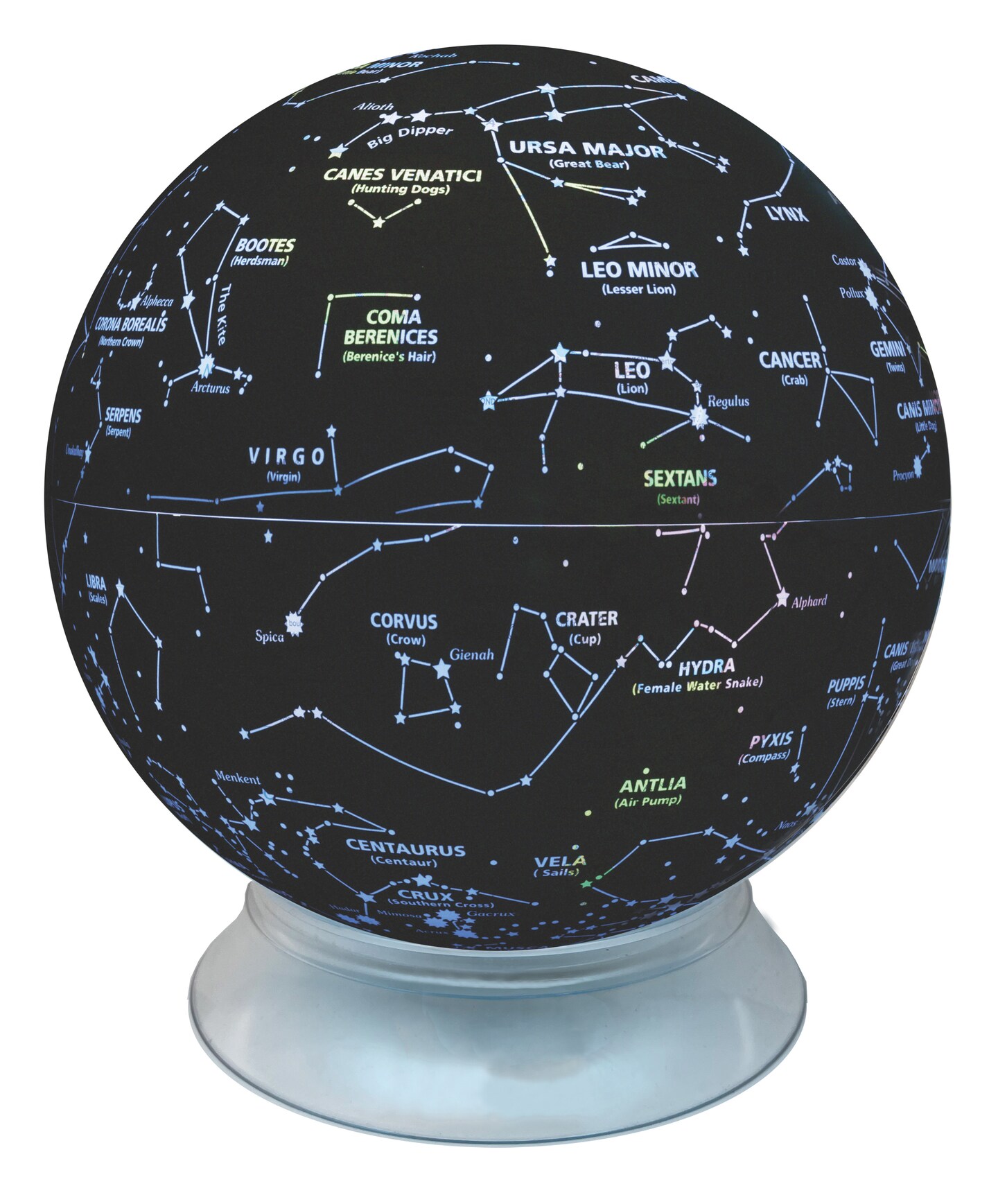 Day/Night 12&#x22; Diameter Illuminated Kids World Globe With Augmented Reality
