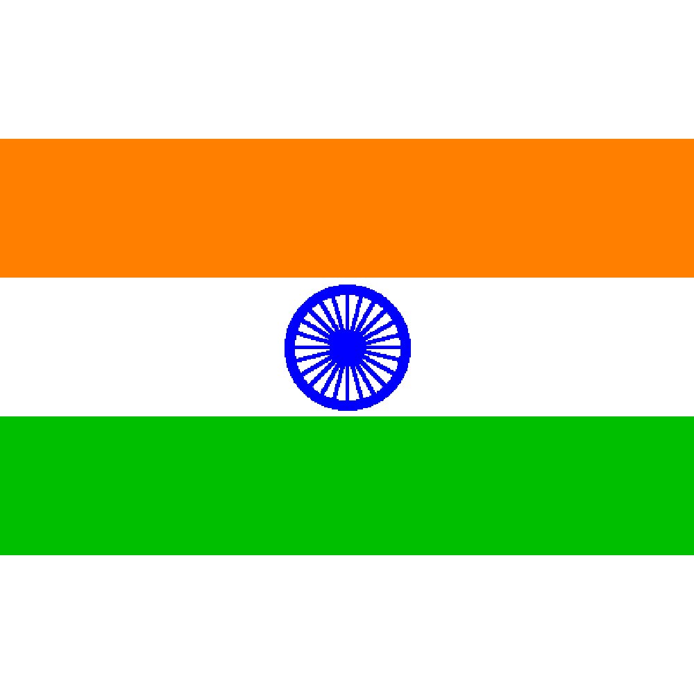 India Flag with Grommets 3ft x 5ft