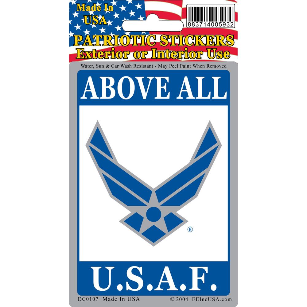 United States Air Force Sticker 2-3/4&#x22;X4&#x22;