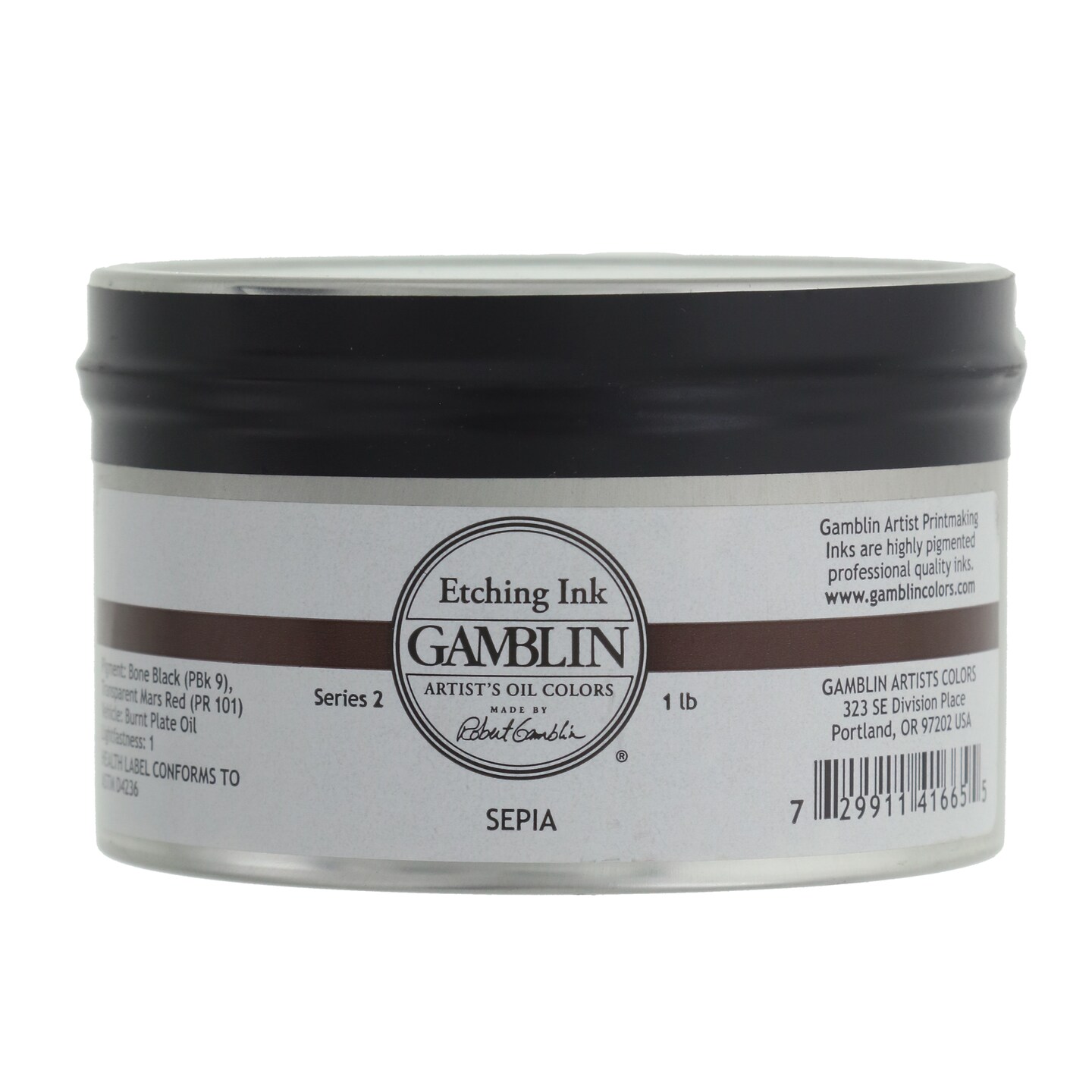 Gamblin Etching Ink, 1 lb., Sepia