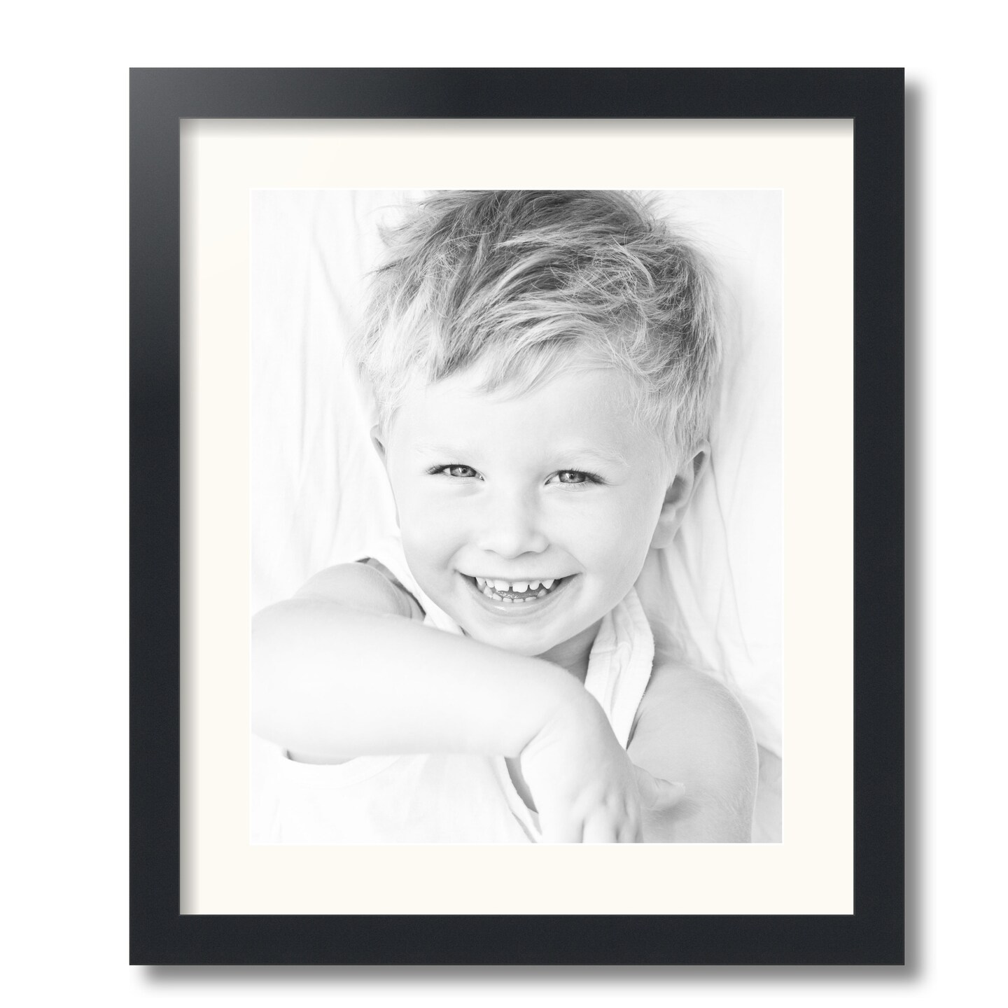 ArtToFrames 17x20&#x22; Matted Picture Frame with 13x16&#x22; Single Mat Photo Opening Framed in 1.25&#x22; Black and 2&#x22; Mat (FWM-3926-17x20)