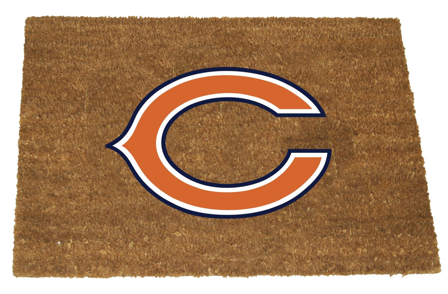 The Memory Company NFL Chicago Bears Logo Rectangular Coir Door Mat 29.5" x 19.5"