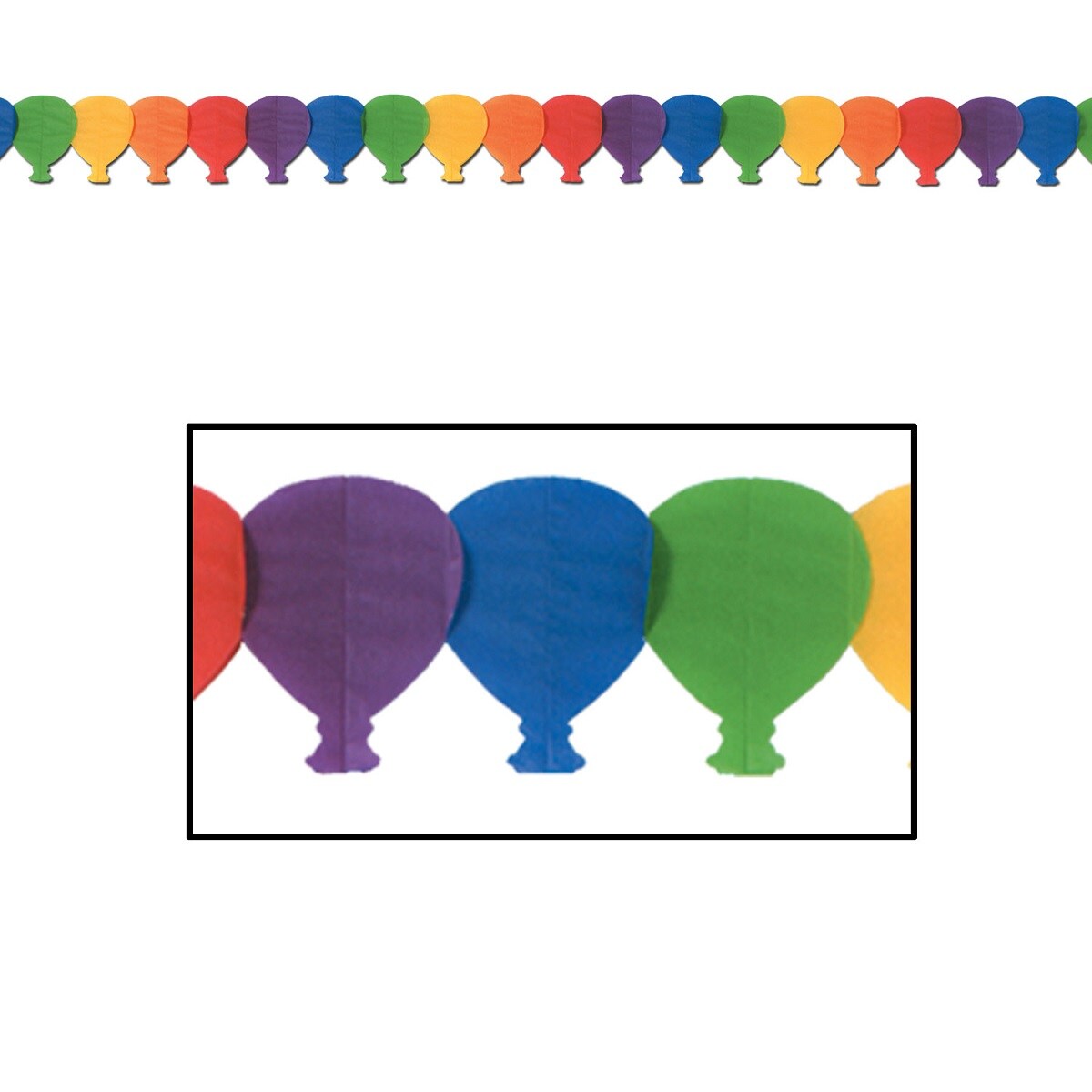 Party Central Club Pack of 12 Vibrantly Colored Balloon Garland Party Decors 12&#x27;