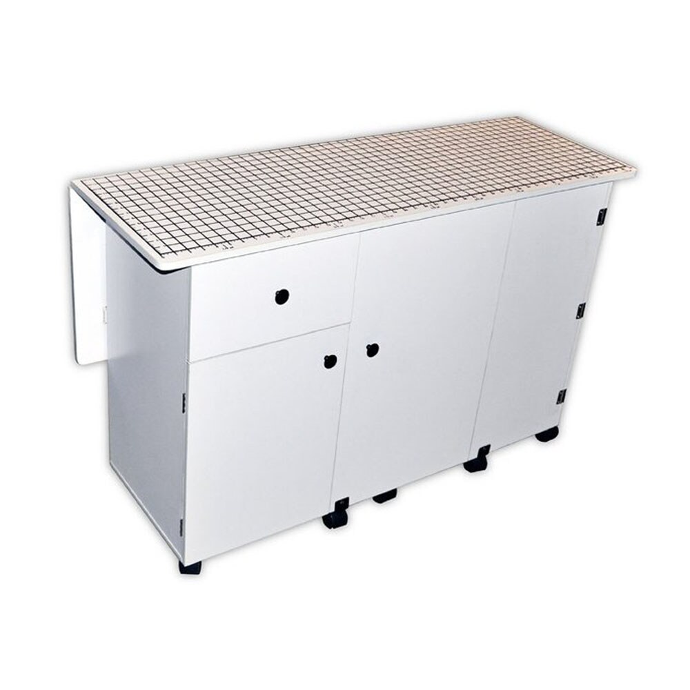 Sullivans Quilter&#x27;s Design Fold Out Melamine Table - White