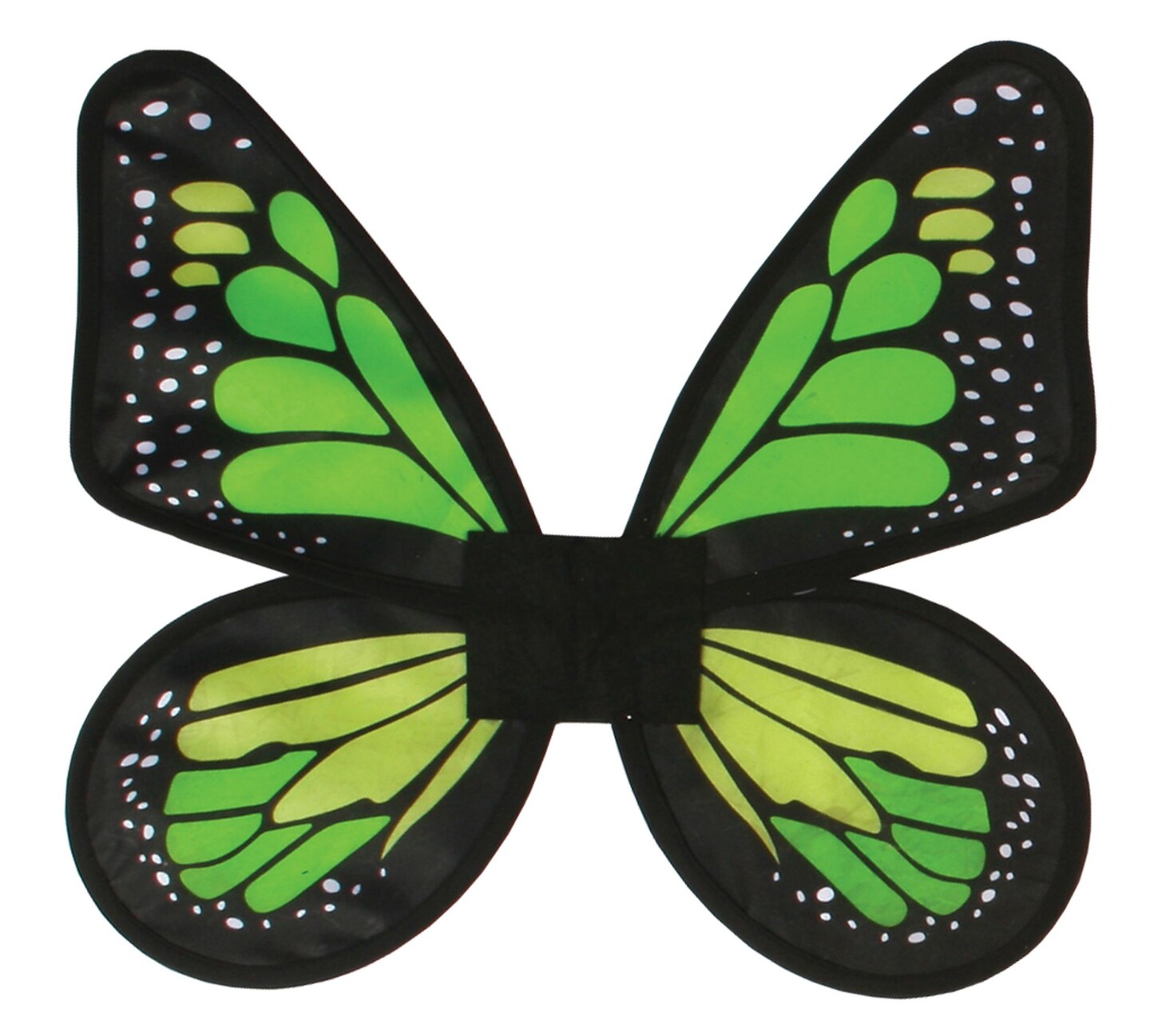 The Costume Center Green and Black Unisex Adult Halloween Butterfly Wings Costume Accessory - One Size