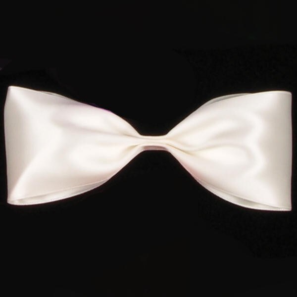 The Ribbon People Ivory Honey Double Face Craft Ribbon 0.62&#x22; x 108 Yards