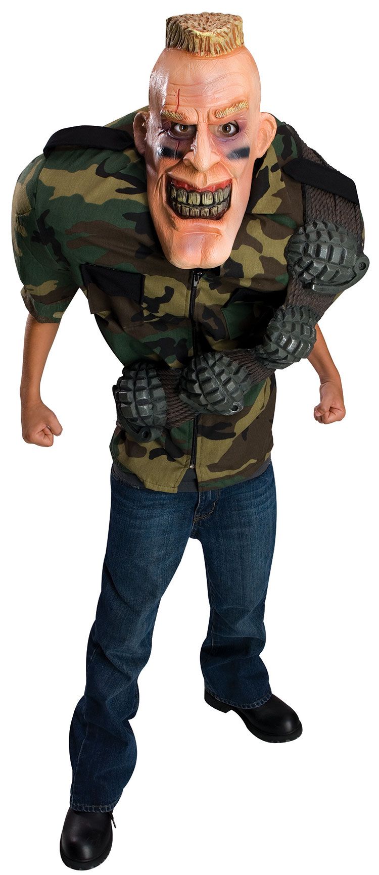 Rubies Kid&#x27;s Big Bruizers Corporal Punishment Halloween Costume - Medium