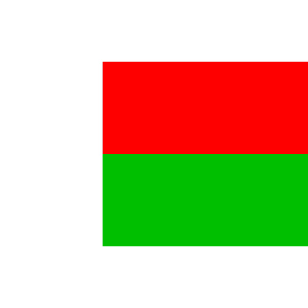 Madagascar Flag with Grommets 3ft x 5ft