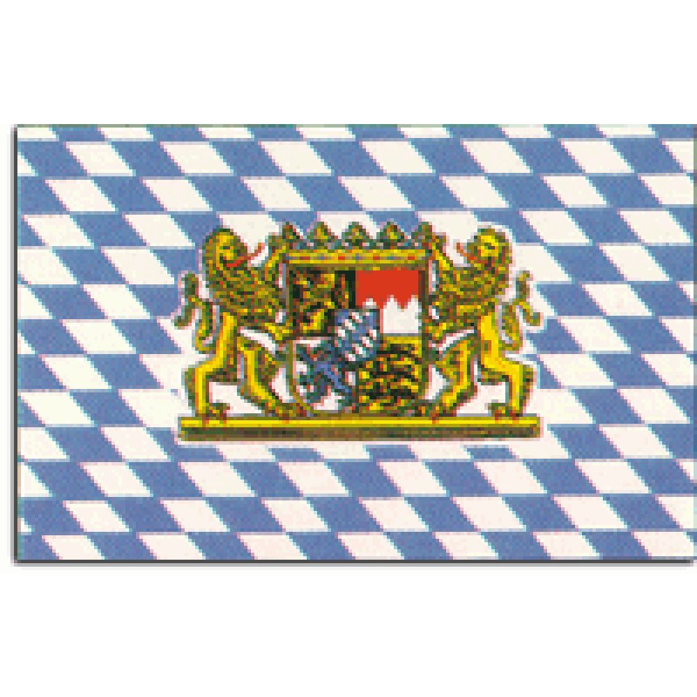 Bavaria Flag with Grommets with Lions 3ft x 5ft