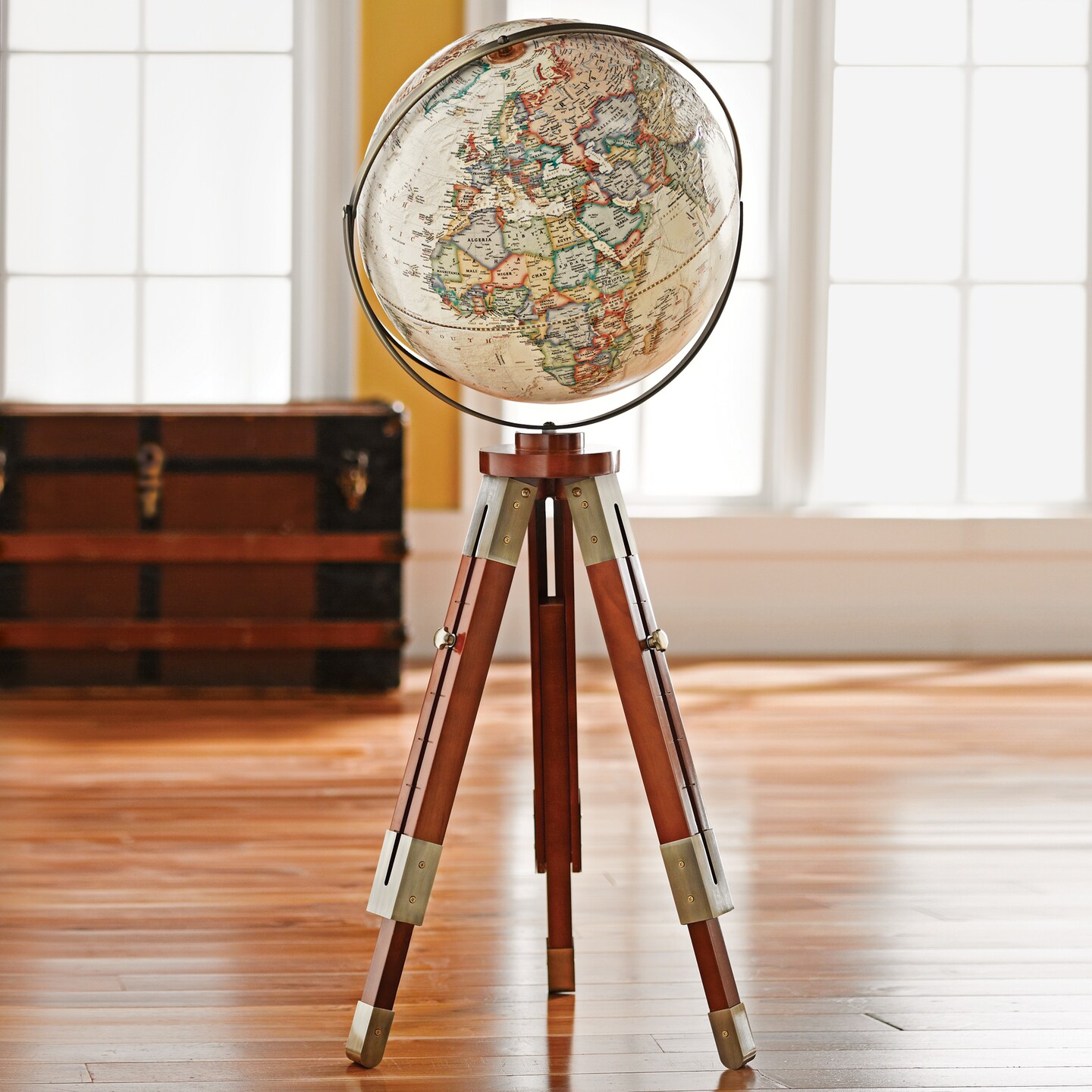 National Geographic Eaton III 16&#x22; Diameter Tripod Floor World Globe