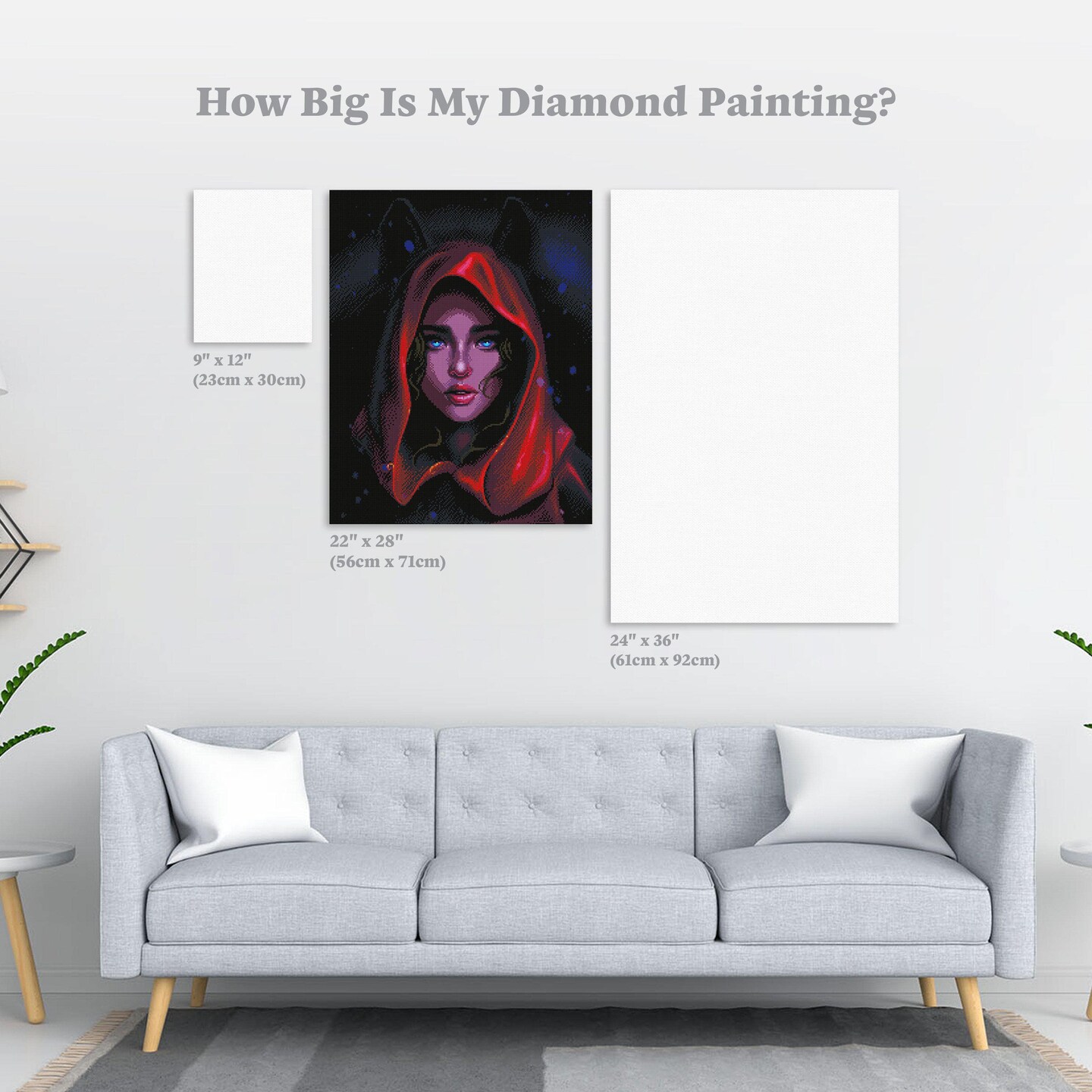 Red Riding Hood Anime Diamond Painting 