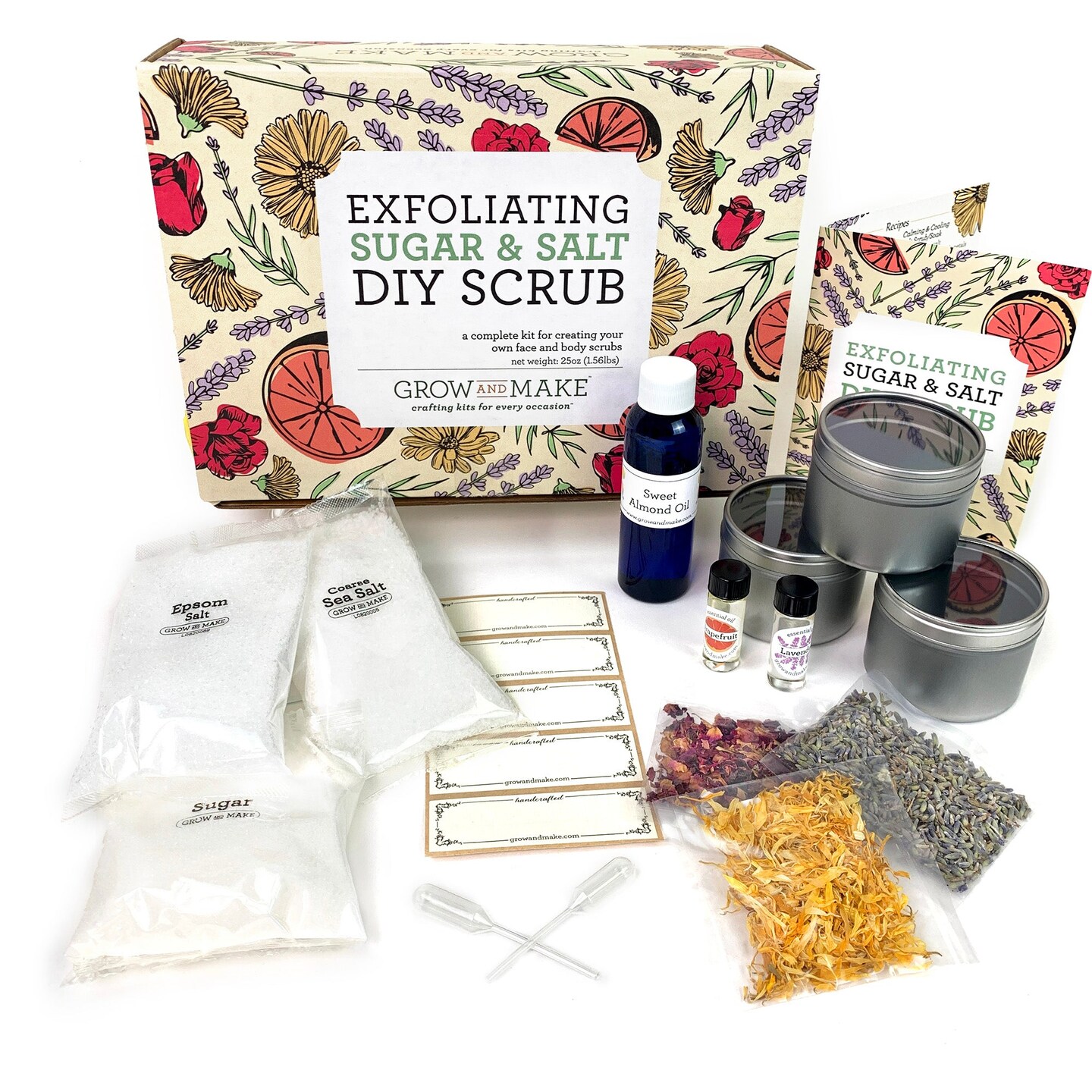 Sugar &#x26; Salt Exfoliating Scrub DIY Kit