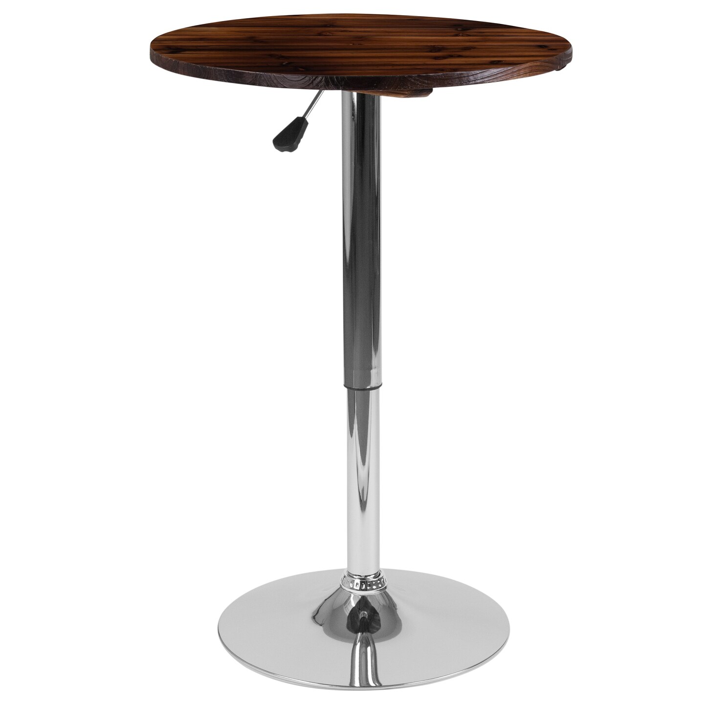 Flash Furniture 35.5&#x27;&#x27; Brown Contemporary Round Adjustable Height Cocktail Table