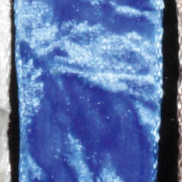 The Ribbon People Blue Crushed Velvet Craft Ribbon 0.5&#x22; x 22 Yards