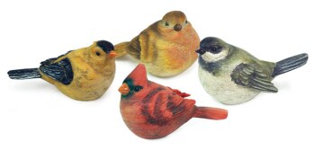 CC Home Furnishings Pack of 12 Multi-Colored Assoreted Birds Table Top Decor Accent Figures 4&#x22;