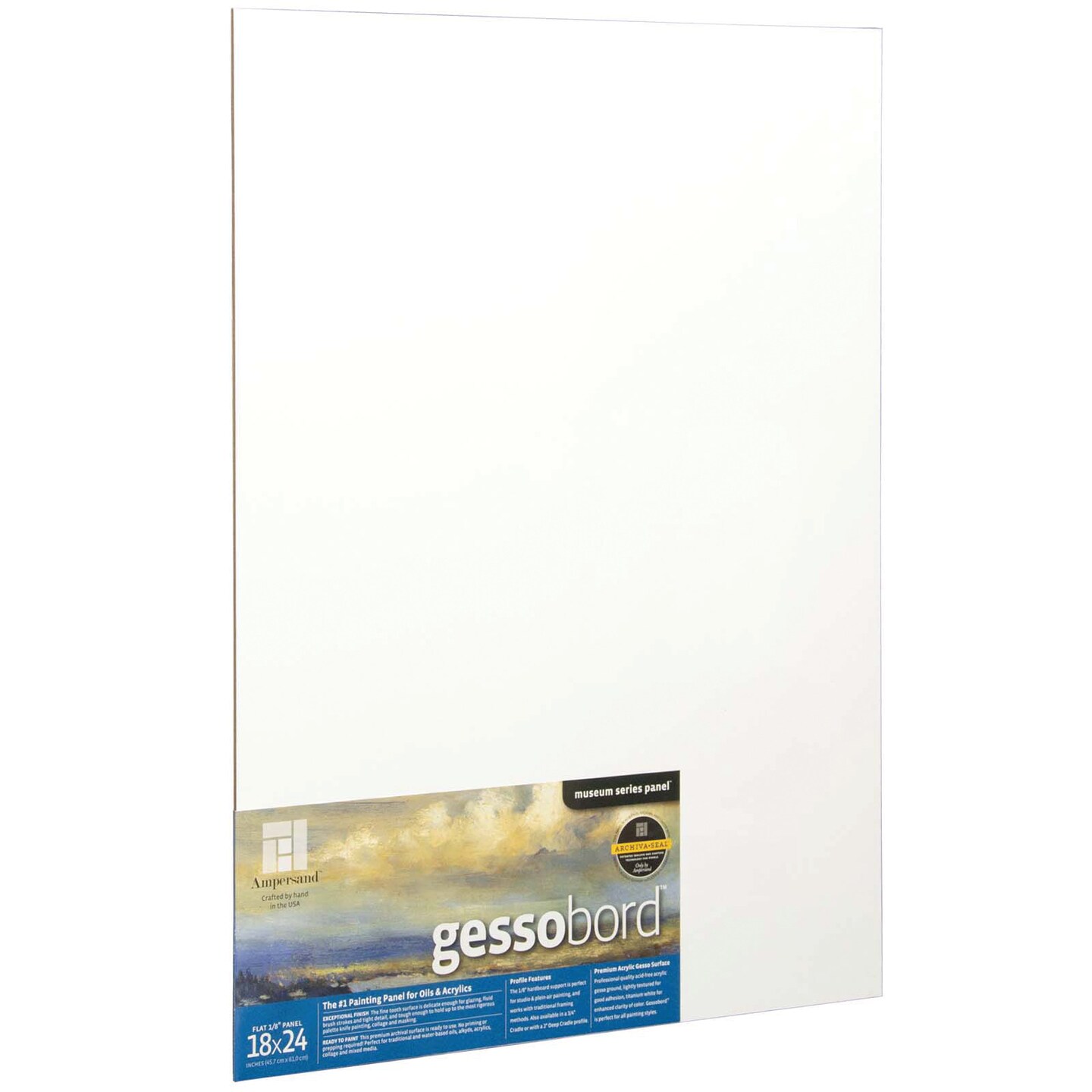 Ampersand Art Gessobord, Uncradled, 1/8" Profile, 18" x 24" Michaels