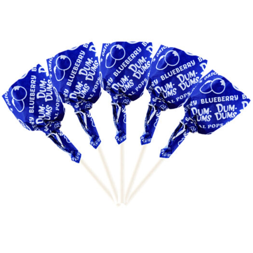Blue Candy Blueberry Dum Dums Lollipops | Michaels