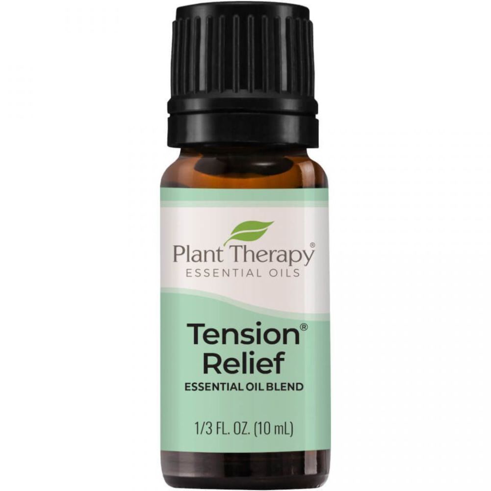 Plant Therapy - Tension Relief Essential Oil Blend - 100% Pure, Undiluted, Therapeutic Grade, 10 mL