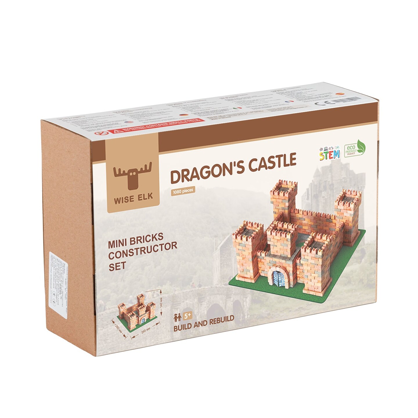 Mini Bricks Construction Set - Dragon&#x27;s Castle