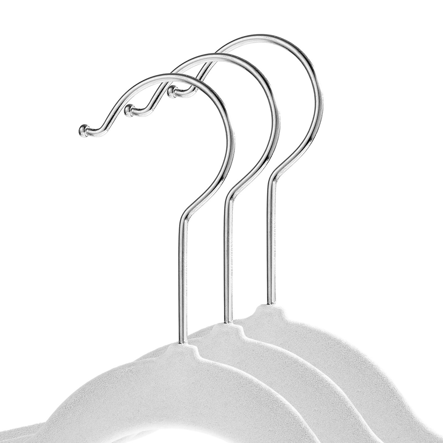 Casafield 100 Velvet Non-Slip Suit Hangers - Space Saving &#x26; Swivel Hook for Dress Clothes, Coats, Pants, Shirts, Skirts