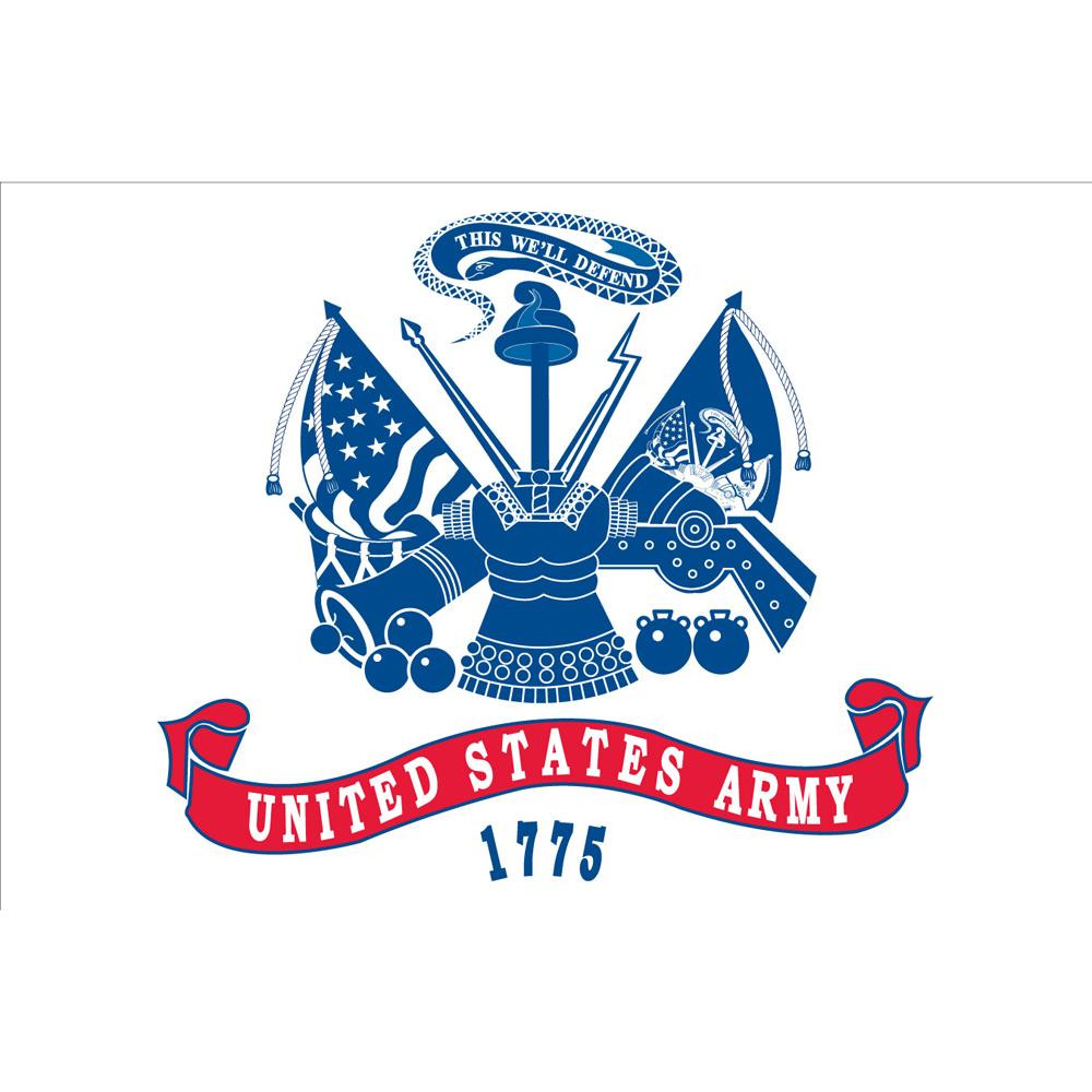 United States Army 1775 Flag On A Stick 12&#x22; x 18&#x22;
