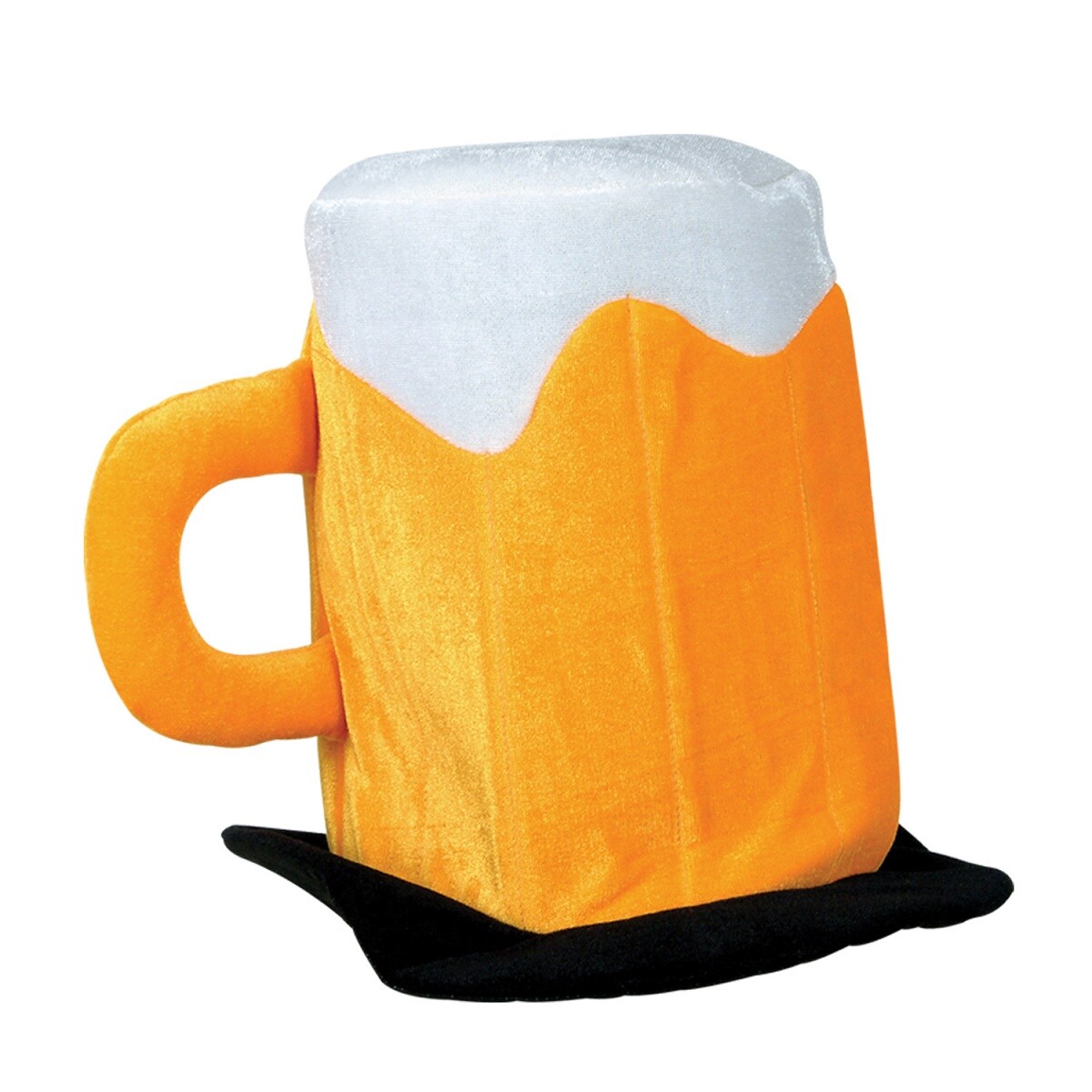 Party Central Pack of 6 Orange and Black Unisex Adult Oktoberfest Giant Frosty Beer Mug Party Hat - One Size