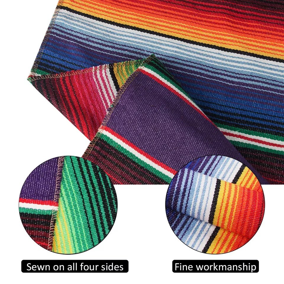 2-Pack Mexican Serape Table Runners