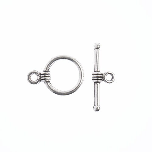 John Bead Must Have Findings 11mm Toggle Clasps, 9pcs