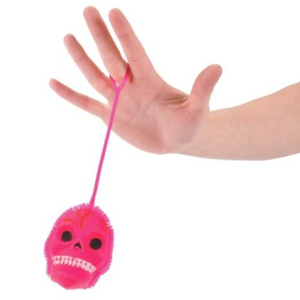 Light-Up Skull Puffer Ball YoYos - 12 Pc.