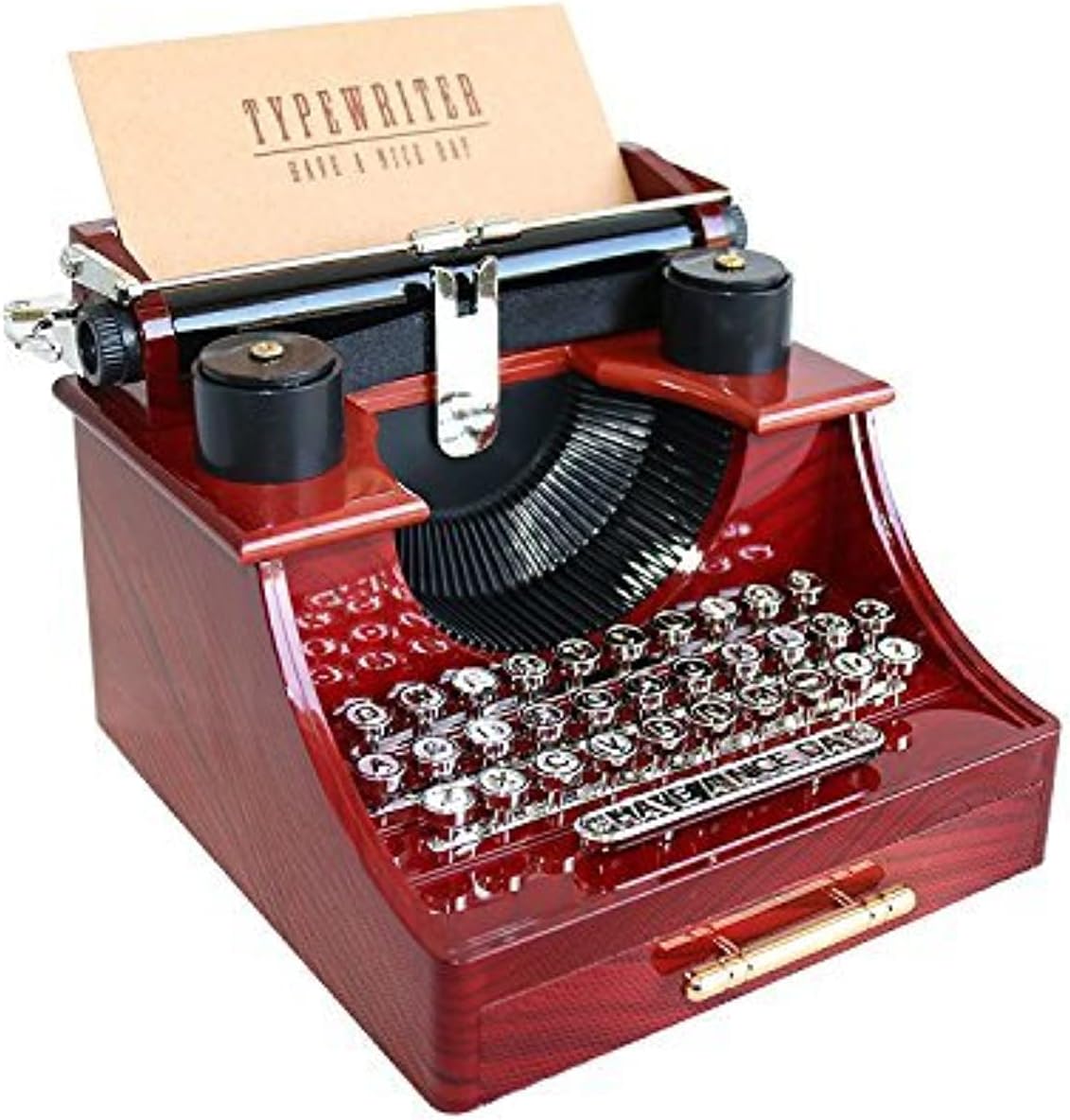 Vintage Typewriter Music Box
