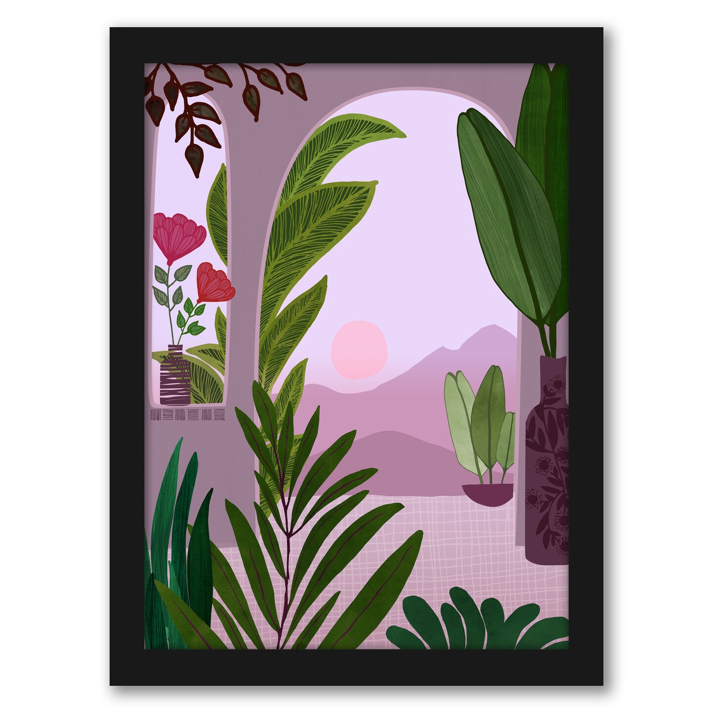 Tropical Morning by Modern Tropical Frame  - Americanflat