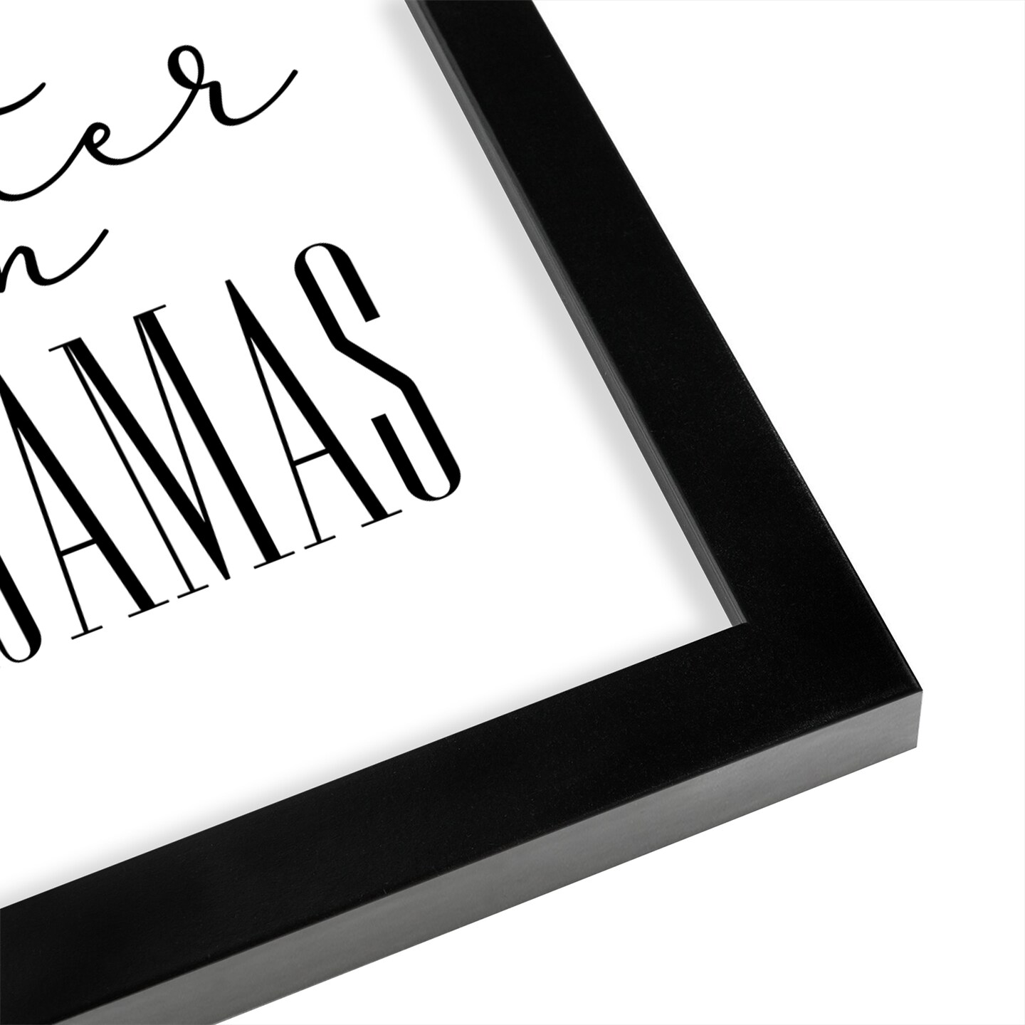 Life Is Better In Pajamas by Blursbyai Frame  - Americanflat