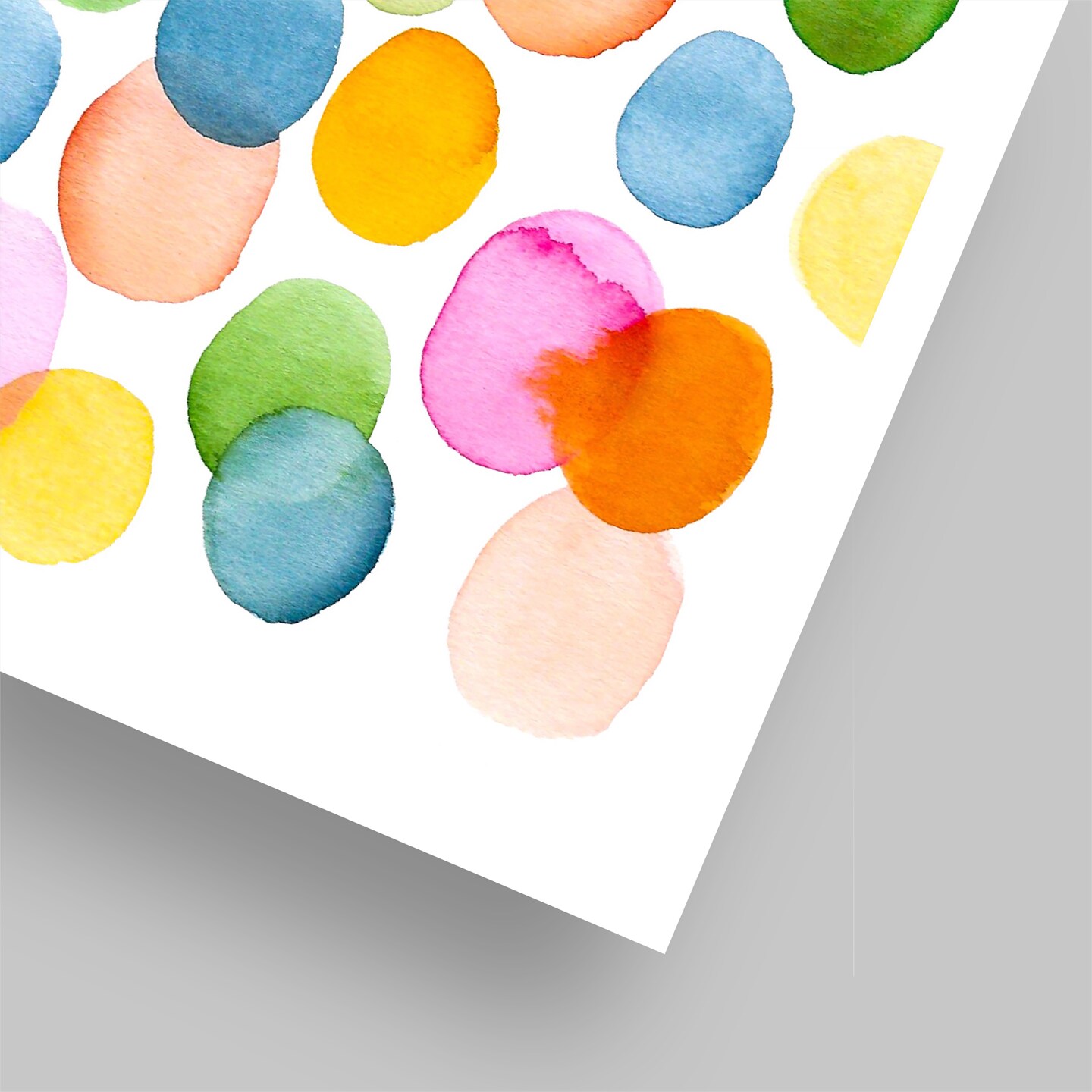 Watercolor Circles Colorful by Lisa Nohren  Poster Art Print - Americanflat