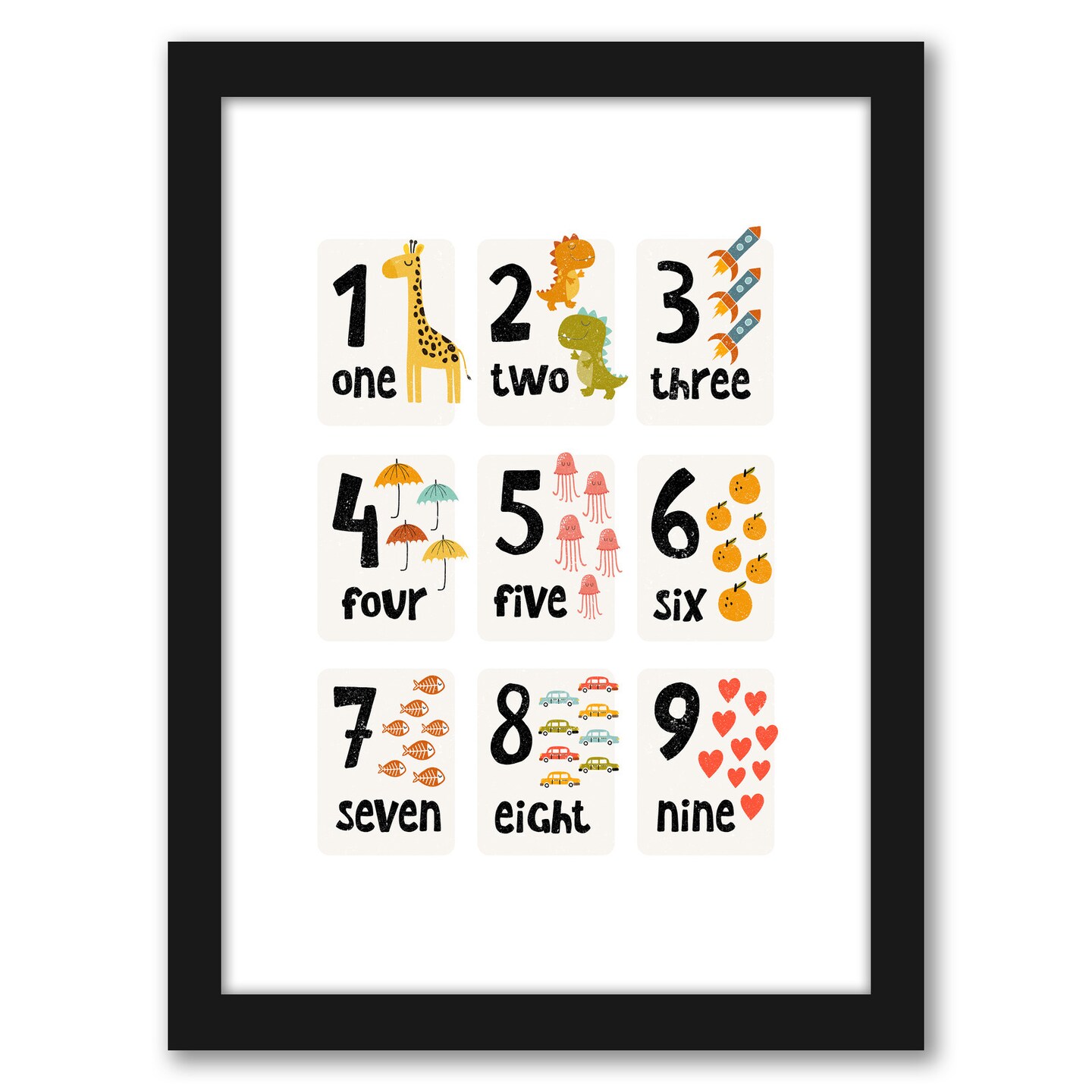 Numbers by Elena David Frame  - Americanflat
