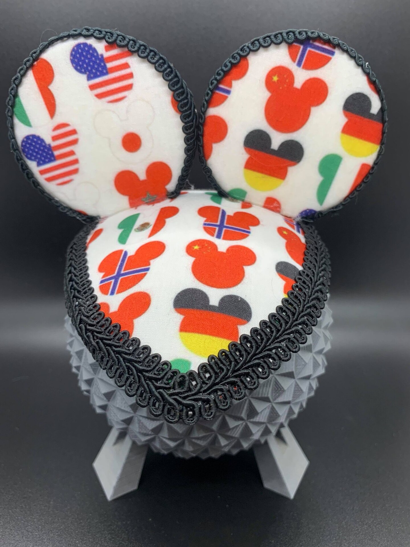 Epcot World Showcase Inspired Mouse Ear Fascinator Hat MakerPlace by