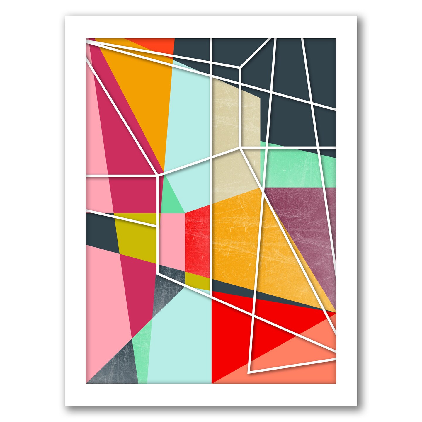 Colorblock Frame Colorblock V by Susana Paz Frame - Americanflat | Michaels