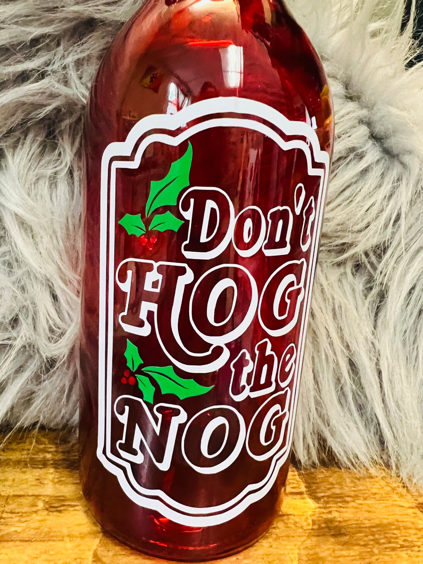 Nog Hog Eggnog Hedgehog Funny Christmas Mug - 12oz Ceramic Novelty Holiday Coffee Cup
